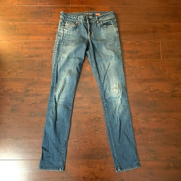 ANTHROPOLOGIE Level 99 Lily Skinny Straight Denim Jeans Size 28 - Picture 2 of 11